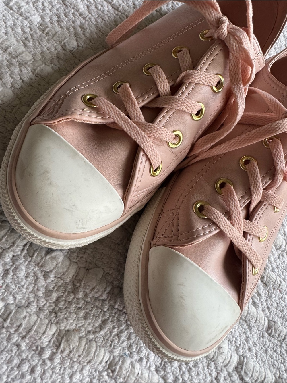 Converse Blush Pink Low-Top Sneakers - Picture 6 of 11